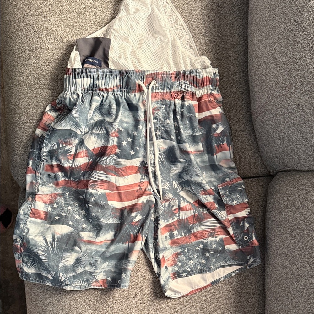 Croft & Barrow Stars and Stripes Men's Swim Shorts